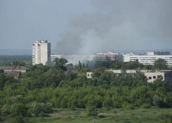 В военном городке Харькова вспыхнул пожар, - пресса
