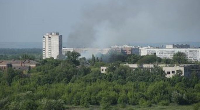 В военном городке Харькова вспыхнул пожар, - пресса