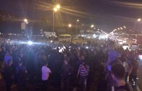 Появилось видео драки на застройке в Киеве
