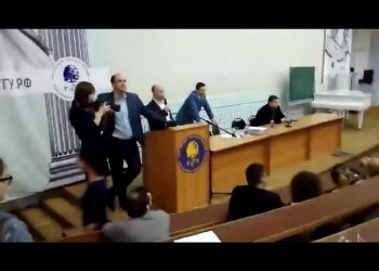 Лидера «Антимайдана» освистали в московском университете
