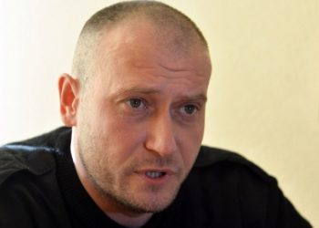 Лидер «Правого сектора» договорился о совместных действиях с батальоном «ОУН»