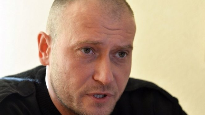 Лидер «Правого сектора» договорился о совместных действиях с батальоном «ОУН»