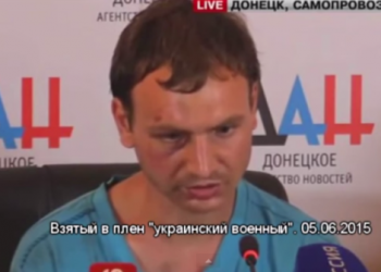 Разоблачен актер, изображавший пленных украинцев для российского ТВ