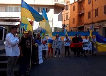 В Италии прошла акция протеста против агрессии РФ на территории Украины