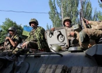 Всю ночь боевики обстреливали позиции сил АТО
