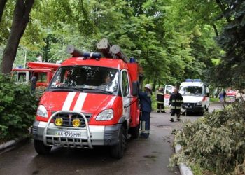В здании киевской психлечебницы произошел пожар