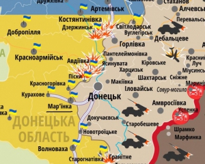 Боевики пытаются взять Марьинку и Красногоровку в котел