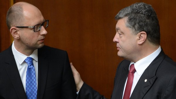Вечером Порошенко и Яценюк проведут заседания своих фракций