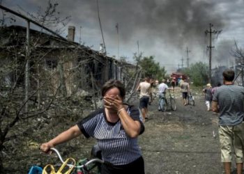 Боевики обстреляли донецкий рынок, есть раненные