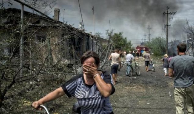 Боевики обстреляли донецкий рынок, есть раненные
