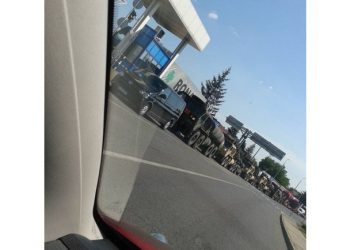Жители Венгрии заметили колонну тяжелой техники на границе с Украиной