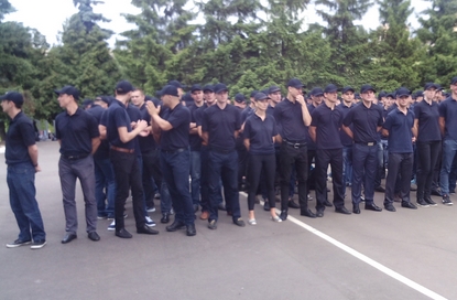 В Киеве новые патрульные приняли присягу