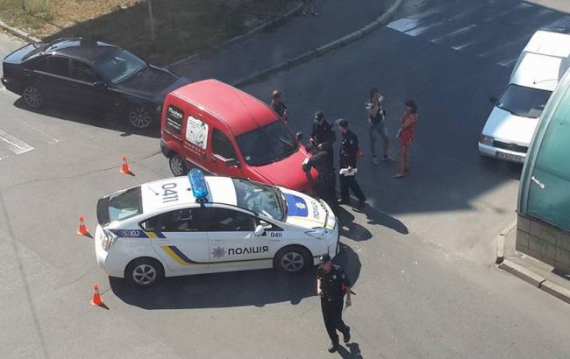 В Киеве новые патрульные попали в ДТП