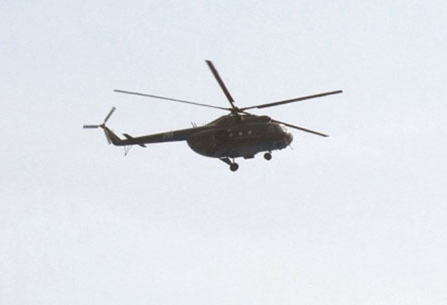 Пропавший вертолет Ми-8 совершал полет в сложных метеорологических условиях