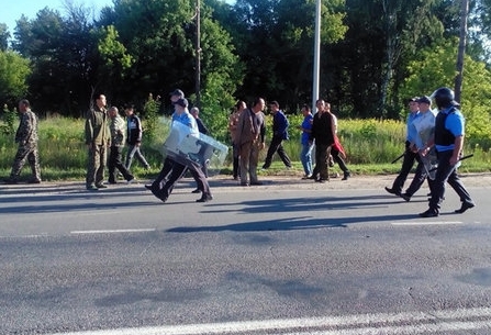 Колонна протестующих граждан Китая отправилась в Гомель