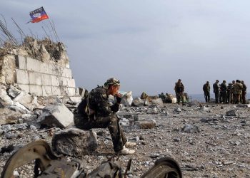 Из-за обстрела боевиков Станица Луганская вновь без газа
