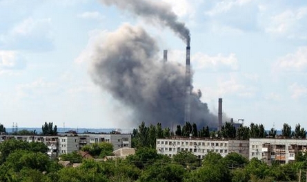 На Кураховской ТЭС разорвало трубу, - очевидцы