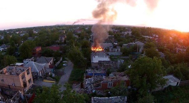 В Горловке боевики стреляют из артиллерии по жилым кварталам