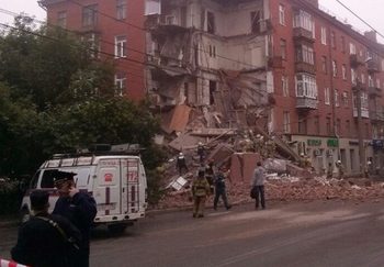 В России расследуют обрушение жилого дома в Перми
