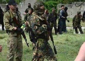 Позиции боевиков в Луганской области усилили наемники неславянской внешности