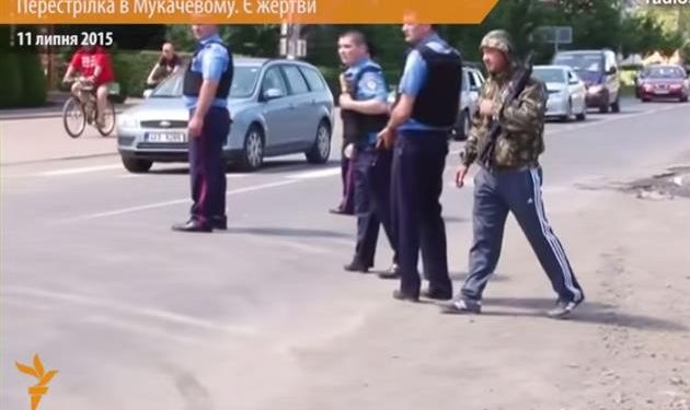 Оказалось, что титушка, которого называли работником МВД, является сторонником Ланьо