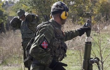 Полк «Днепр-1» уничтожил две казармы террористов