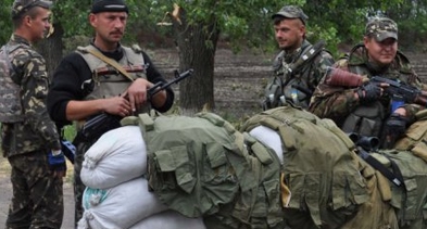 Луганские террористы сбежали от украинских военных, побросав оружие