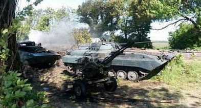 Террористы устроили массированный обстрел сил АТО под Волновахой, - Бутусов