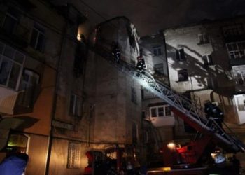 В исторической части Тернополя случился пожар, оперативники проводили эвакуацию граждан