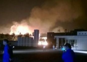 Восемь человек пострадали в результате взрыва на химическом заводе в Китае
