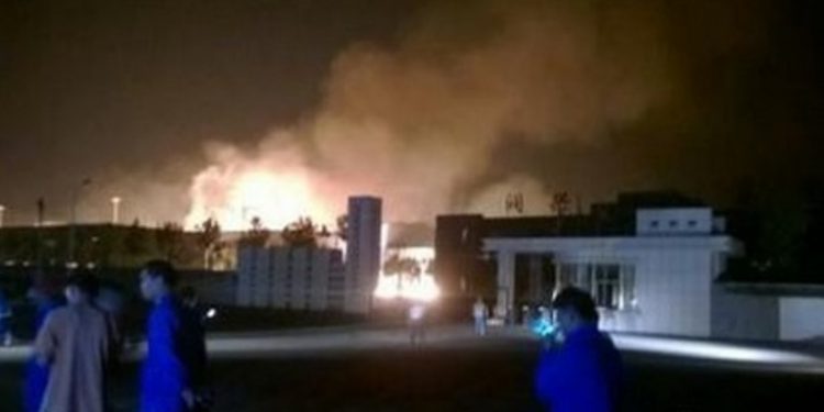Восемь человек пострадали в результате взрыва на химическом заводе в Китае