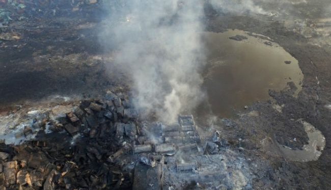 Взрывы в Китае: задержаны десять человек