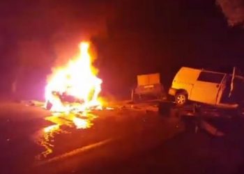 Под Одессой взорвалось такси, есть погибшие