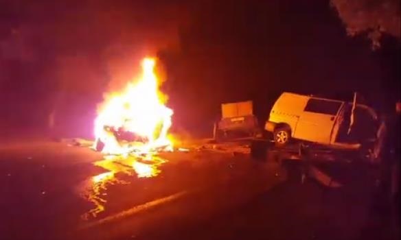 Под Одессой взорвалось такси, есть погибшие