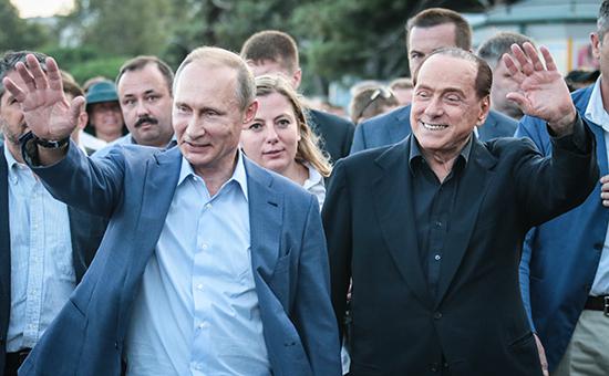 Берлускони и Путин побывали в оккупированном Крыму, МИД Украины возмущен