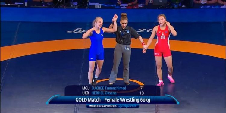 На чемпионате мира по борьбе золотая медаль досталась Украине