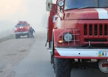 Под Одессой горел склад с тканями
