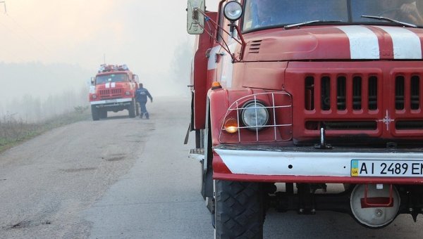 Под Одессой горел склад с тканями