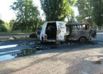 Солдат Правого сектора протаранил авто военных в Днепропетровской области