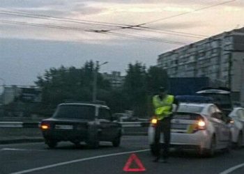 В Киеве столкнулись два авто патрульной полиции