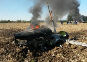В итальянской провинции разбился экспериментальный самолет