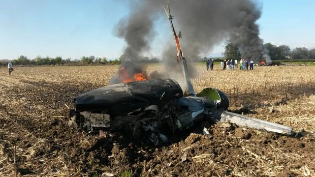 В итальянской провинции разбился экспериментальный самолет