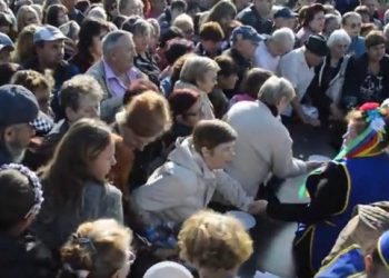 В Запорожье произошла давка из-за торта