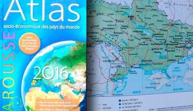 Французское издательство исправило «ошибку» с Крымом в составе РФ