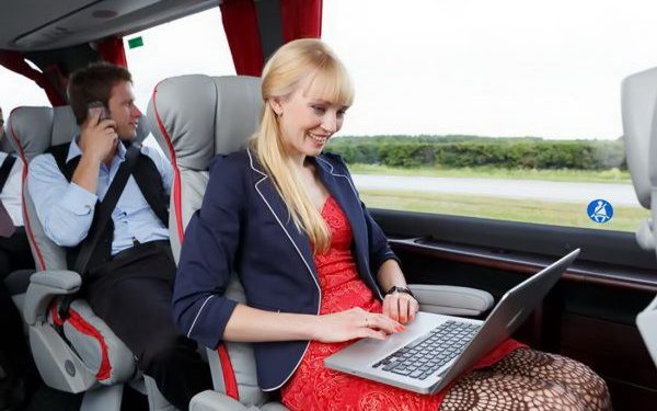 В белорусских маршрутках появился бесплатный Wi-Fi
