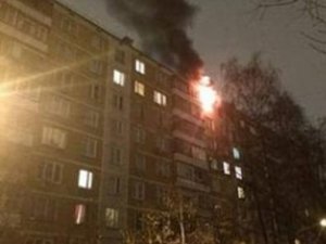 В сети появилось видео пожара в квартире «Гиви»