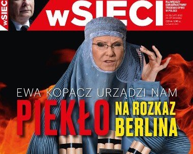 Польский премьер судится с журналом, показавшим ее террористкой