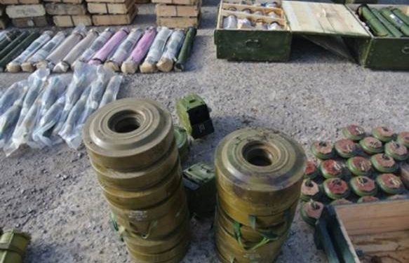 В Лисичанске нашли крупный тайник с боеприпасами