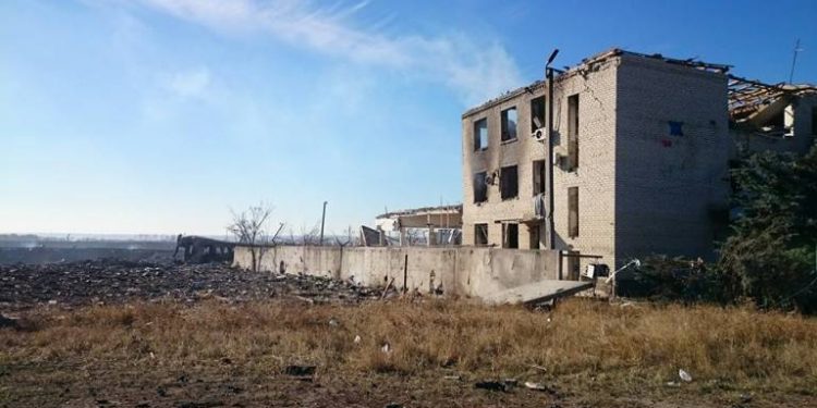 Пожар на складе боеприпасов возле Сватово ликвидировали