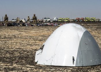 На месте крушения A321 обнаружили 12 крупных частей фюзеляжа